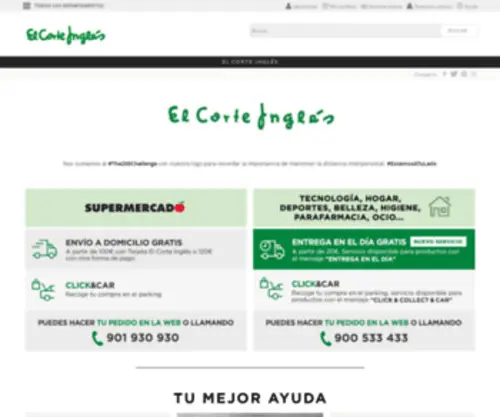 Elcorteingles.es(El Corte Inglés) Screenshot