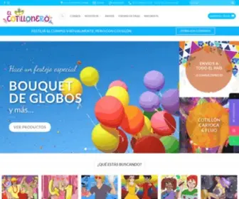 Elcotillonero.com.ar(El Cotillonero) Screenshot