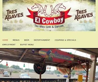 Elcowboytexmex.com(El Cowboy Tex Mex Grill & Saloon) Screenshot