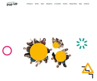 Elcoworkingdelpopup.com(El Coworking del Pop Up) Screenshot