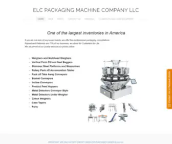 ElcPackaging.com(ELC PACKAGING MACHINE COMPANY LLC) Screenshot