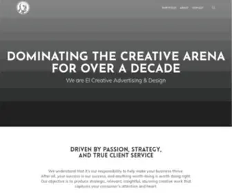Elcreative.com(Advertising and Design) Screenshot