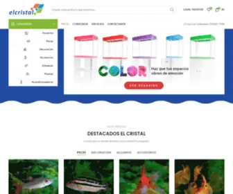 Elcristal.co(Acuarios, peces y mascotas) Screenshot