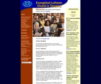 ELCT.org(Evangelical Lutheran Church in Tanzania) Screenshot