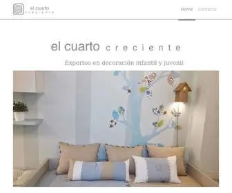 Elcuartocreciente.com(Mobiliario infantil y juvenil) Screenshot