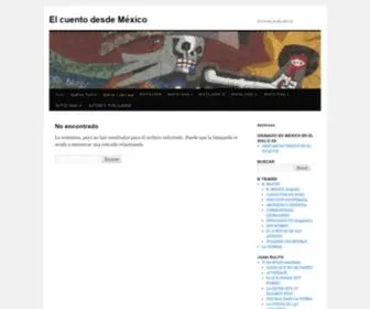 Elcuentodesdemexico.com.mx(El cuento desde México) Screenshot