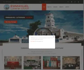 ElcVizag.com(Emmanuel Lutheran Church) Screenshot