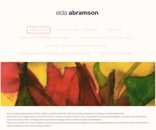 Elda-Abramson.com(Elda Abramson) Screenshot