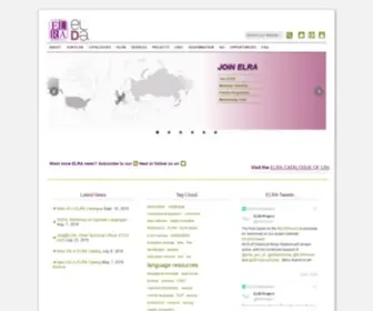 Elda.org(ELRA-ELDA Portal) Screenshot