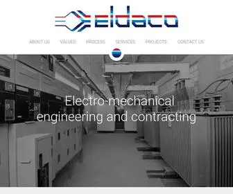 Eldaco.com(Eldaco Electromechanical Contracting) Screenshot