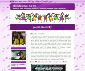 Eldadewaal.co.za(職涯貼文懶人包) Screenshot