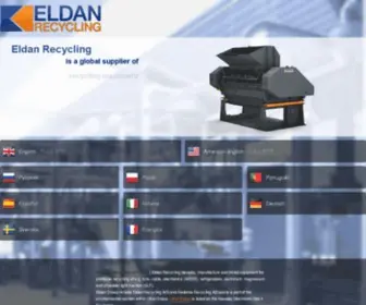 Eldan-Recycling.com(International front page) Screenshot