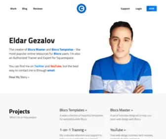 Eldargezalov.com(Eldar Gezalov) Screenshot