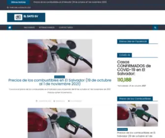 Eldatosv.com(El Dato SV) Screenshot