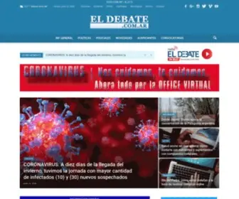 Eldebate.com.ar(EL DEBATE Multimedio) Screenshot