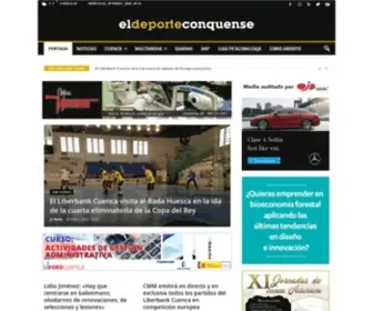 Eldeporteconquense.com(El Deporte Conquense) Screenshot