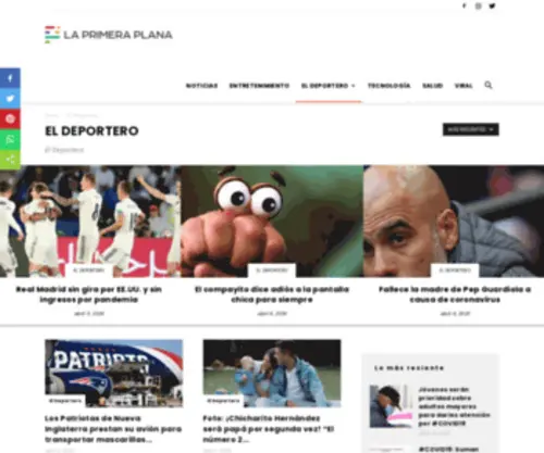 Eldeportero.com(El Deportero) Screenshot