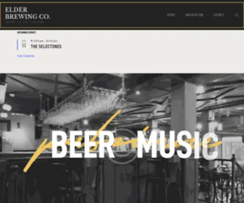 Elderbrewingco.com(Elder Brewing Co) Screenshot