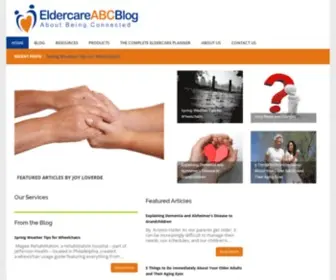 EldercareABCBlog.com(ElderCare ABC Blog) Screenshot