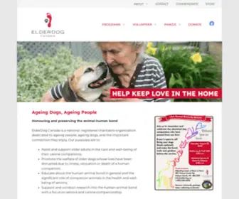 Elderdog.ca(ELDERDOG > Home) Screenshot