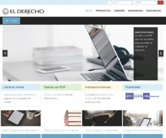 Elderecho.com.ar(Editorial El Derecho) Screenshot
