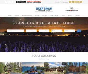 Eldergrouptahoerealestate.com(Homes for Sale Truckee CA) Screenshot