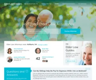 Elderlawanswers.com(Elder Law) Screenshot