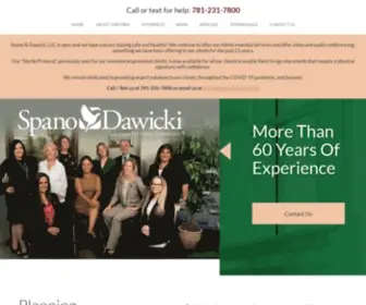 Elderlawservices.com(Spano Dawicki & Witt) Screenshot