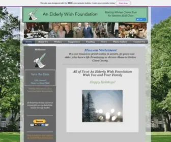 Elderlywish.org(Home) Screenshot