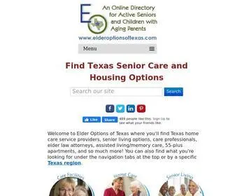 Elderoptionsoftexas.com(Elder Options of Texas) Screenshot