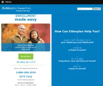 Elderplan.org(Medicare, Medicaid, Managed Long-Term Care Health Plans Serving Greater New York) Screenshot