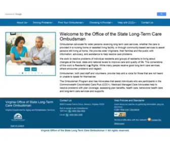 Elderrightsva.org(Virginia’s Long –Term Care Ombudsman Program) Screenshot