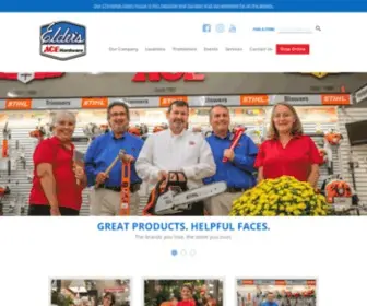 Eldershardware.com(Elder's Ace Hardware) Screenshot