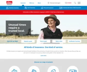 Eldersinsurance.com.au(Elders Insurance) Screenshot