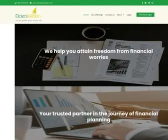 Elderswealth.com(Financial Planner In Bangalore) Screenshot