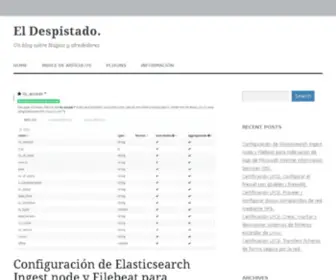 Eldespistado.com(El Despistado) Screenshot