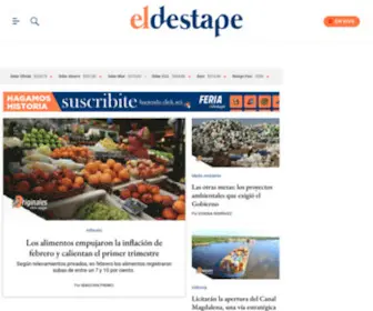 Eldestapeweb.com(El Destape) Screenshot