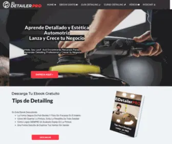 Eldetailerpro.com(Curso de Detallado Online) Screenshot