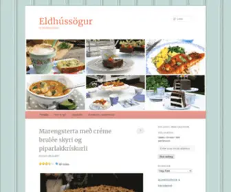 Eldhussogur.com(Eldhússögur) Screenshot