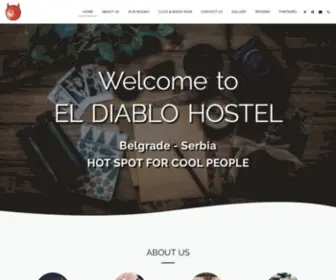Eldiablohostel.com(EL DIABLO HOSTEL BELGRADE) Screenshot