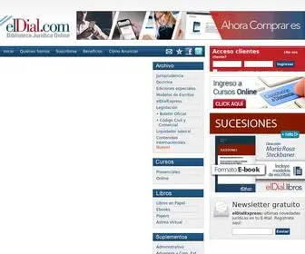 Eldial.com(Consultas de Jurisprudencia) Screenshot