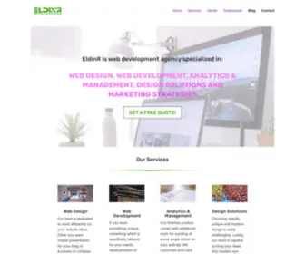 Eldinr.com(Premium Web Design & Web Development Solutions) Screenshot