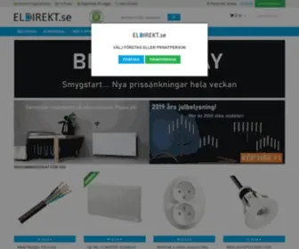 Eldirekt.se(Elmaterial & Elprodukter) Screenshot