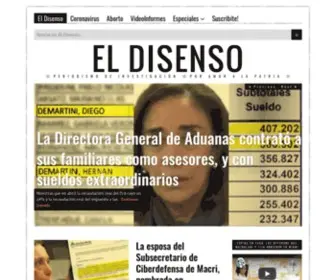 Eldisenso.com(El Disenso) Screenshot