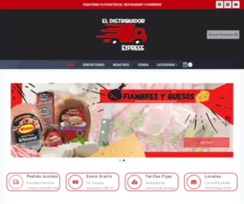 Eldistribuidor.cl(Empresa distribuidora de productos alimentos para el comercio) Screenshot