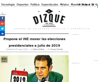 Eldizque.com(El Dizque) Screenshot