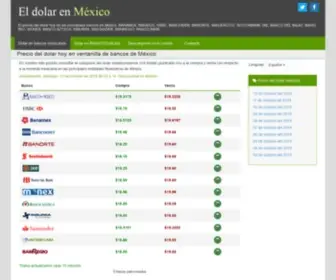 Eldolarenmexico.com(El dolar en mexico) Screenshot