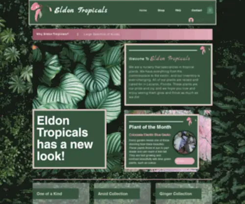 Eldontropicals.com(Eldontropicals) Screenshot