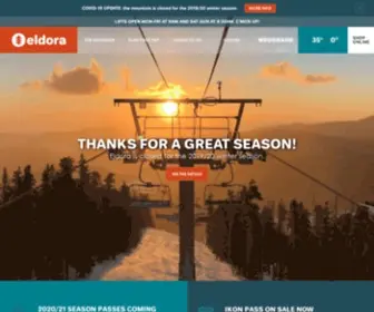 Eldora.com(Eldora Mountain Resort) Screenshot