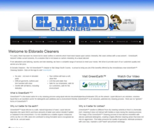 Eldoradocleaners.net(Eldorado Cleaners) Screenshot